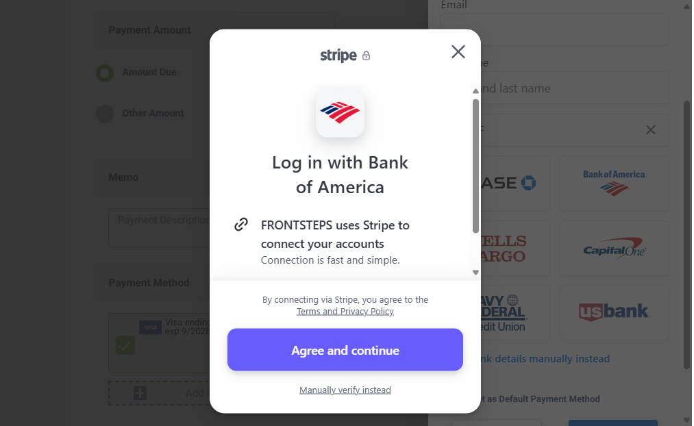 Adding Payment Method