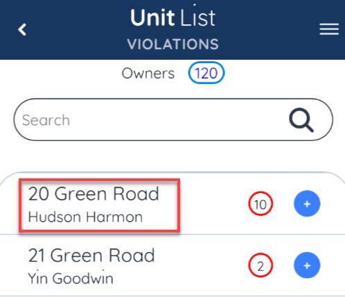 View Unit Details
