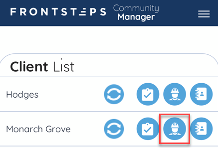 Navigating the Client List