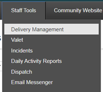 Admin - Setting Up and Using Delivery Management