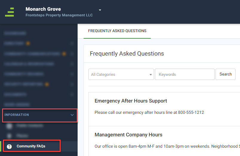 Manager- Community FAQs