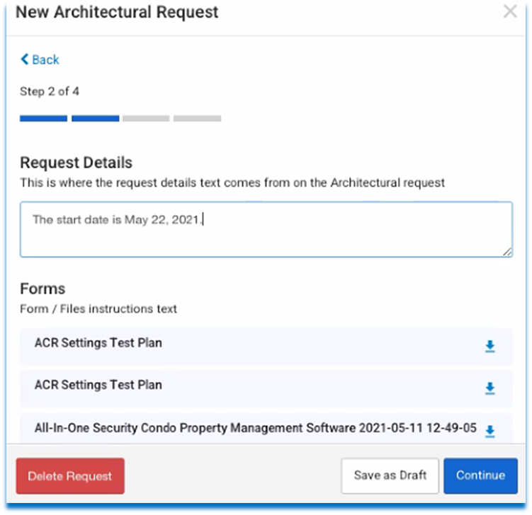 Resident- Architectural Change Request Guide - FRONTSTEPS Community