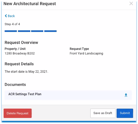 Resident: How to create an Architectural Request
