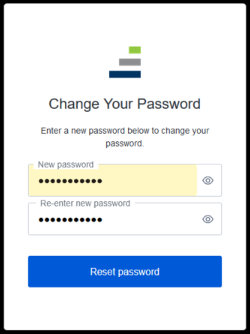 Resident - Login Password Reset