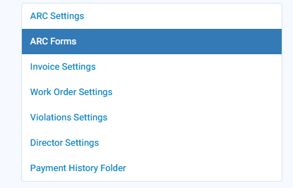 Creating Global Architectural Request Forms