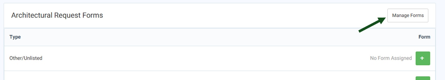 Creating Global Architectural Request Forms