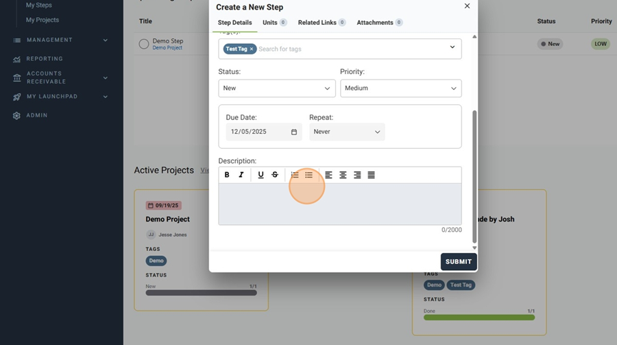 How To Create a New Step