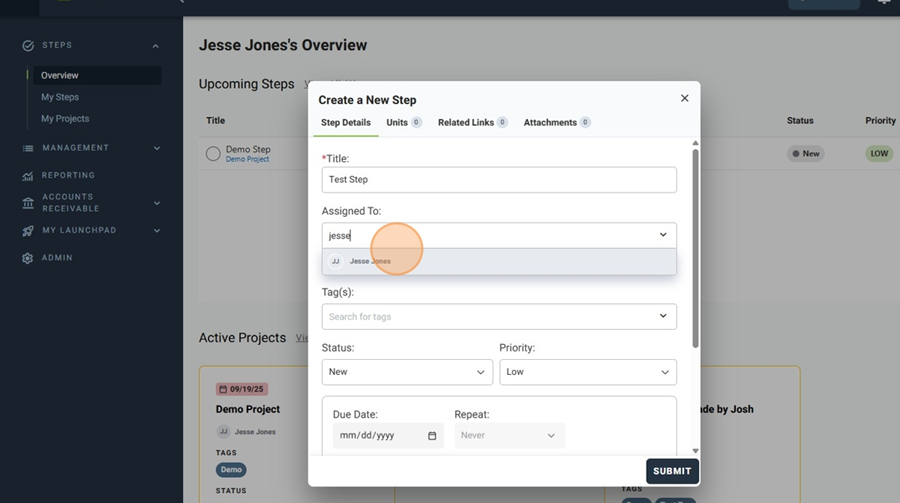 How To Create a New Step