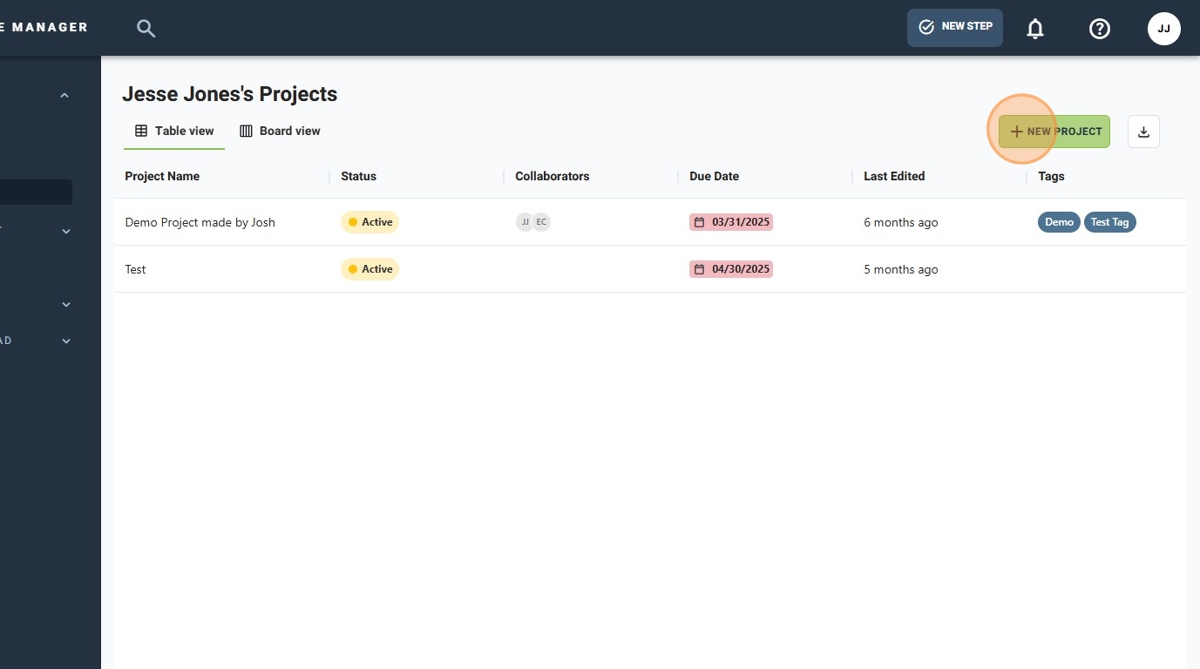 How to Create a New Project