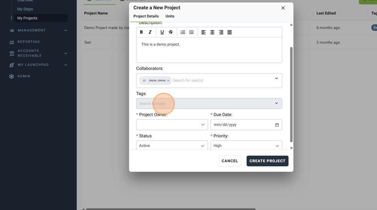 How to Create a New Project