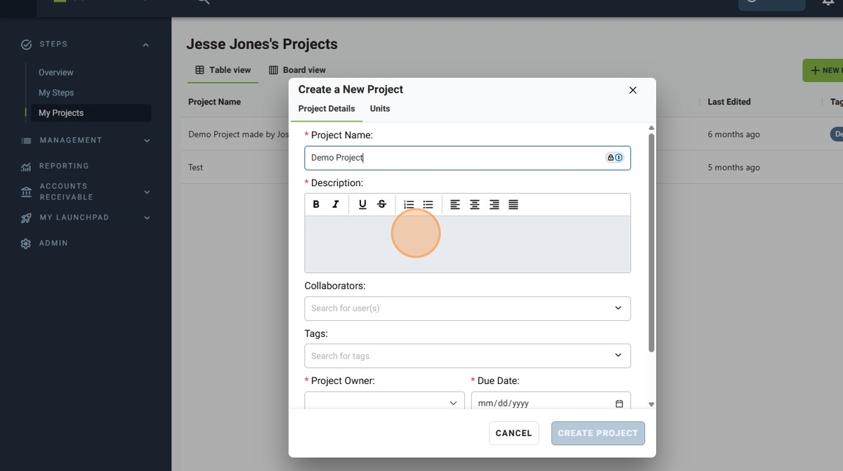 How to Create a New Project