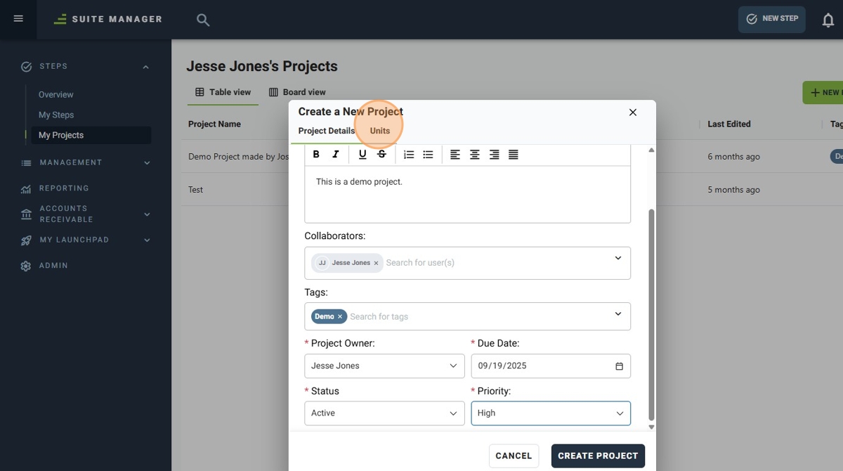 How to Create a New Project