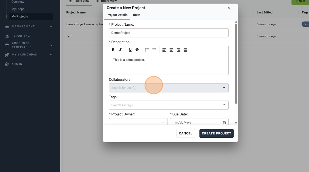 How to Create a New Project