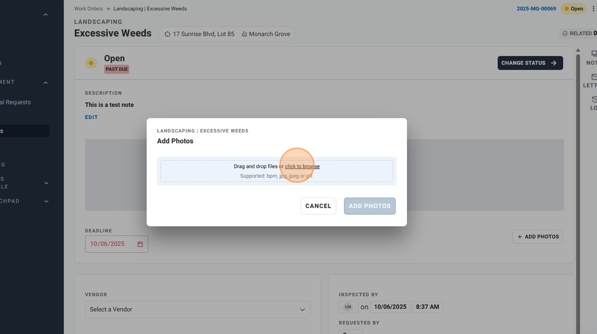 How To Update a Work Order