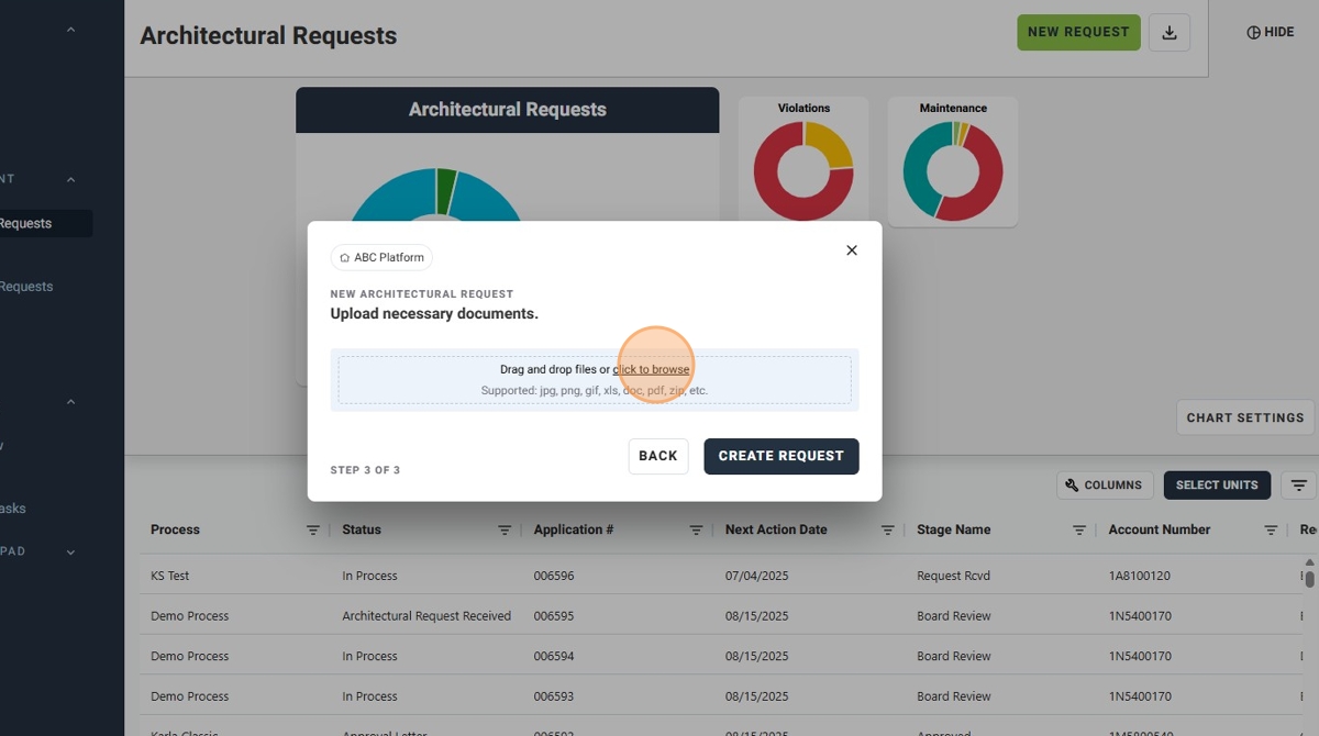 How To Create an Architectural Request