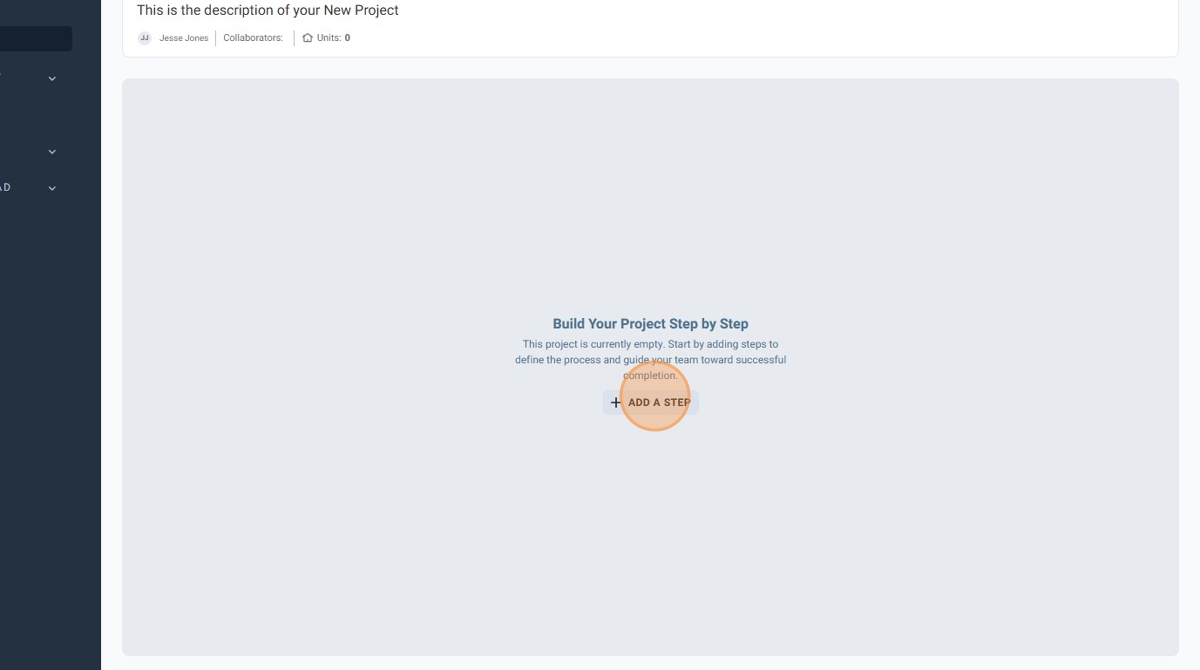 How To Add a New Step to a Project
