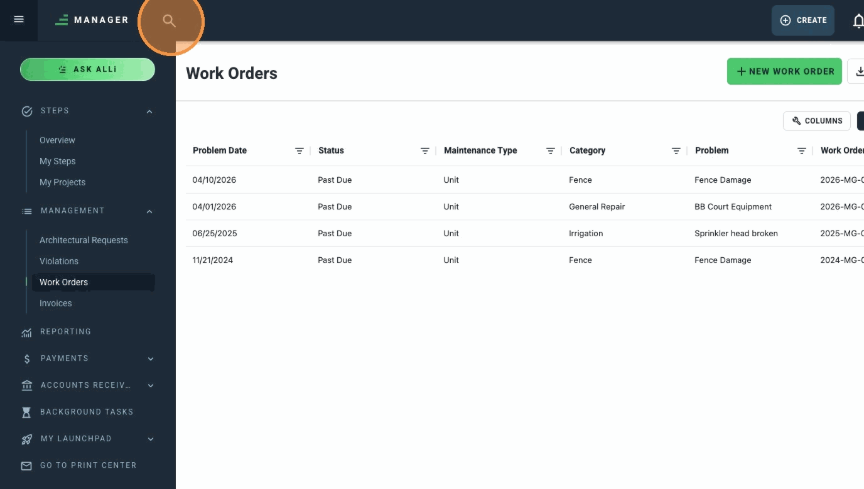 How to Access Community and Owner/Unit Pages via Search and More