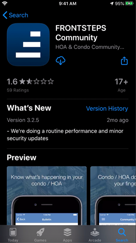 Resident - FRONTSTEPS Mobile App